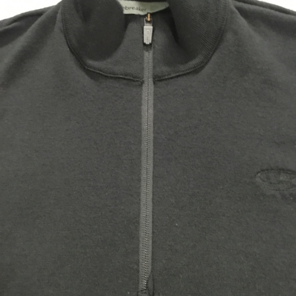 EUC Icebreaker Men’s L 1/4 Zip Thumb holes - Picture 5 of 13